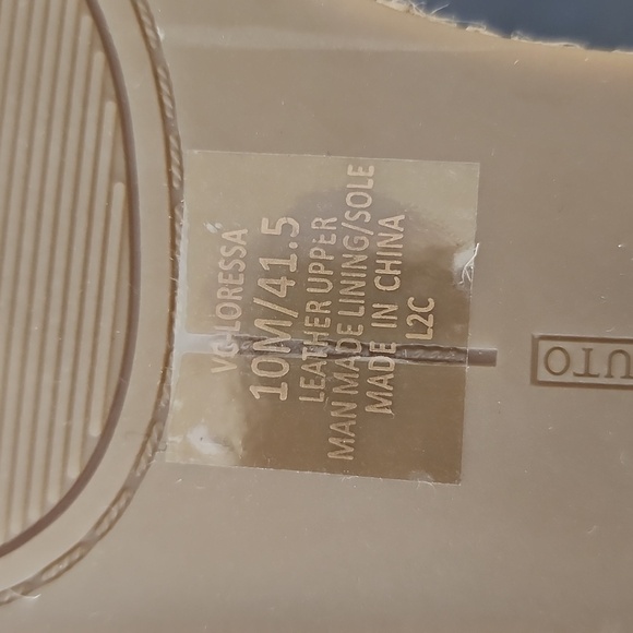 NEW Vince Camuto Womens Leather Loressa Strappy Platform Golden Walnut 10 - Picture 7 of 9